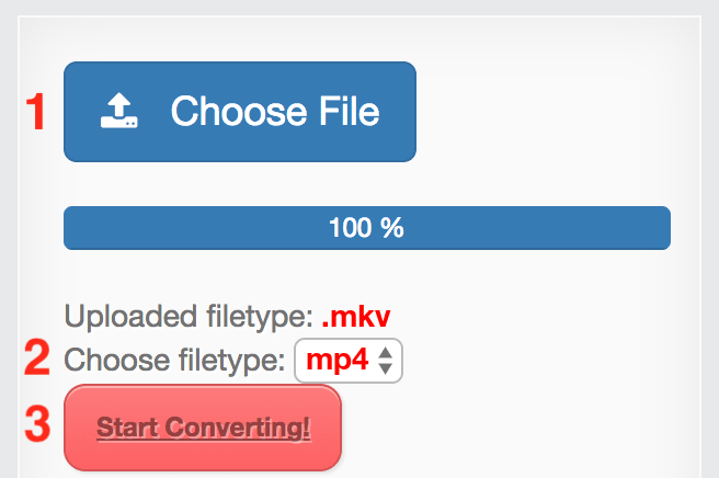 How to convert MKV files online to MP4